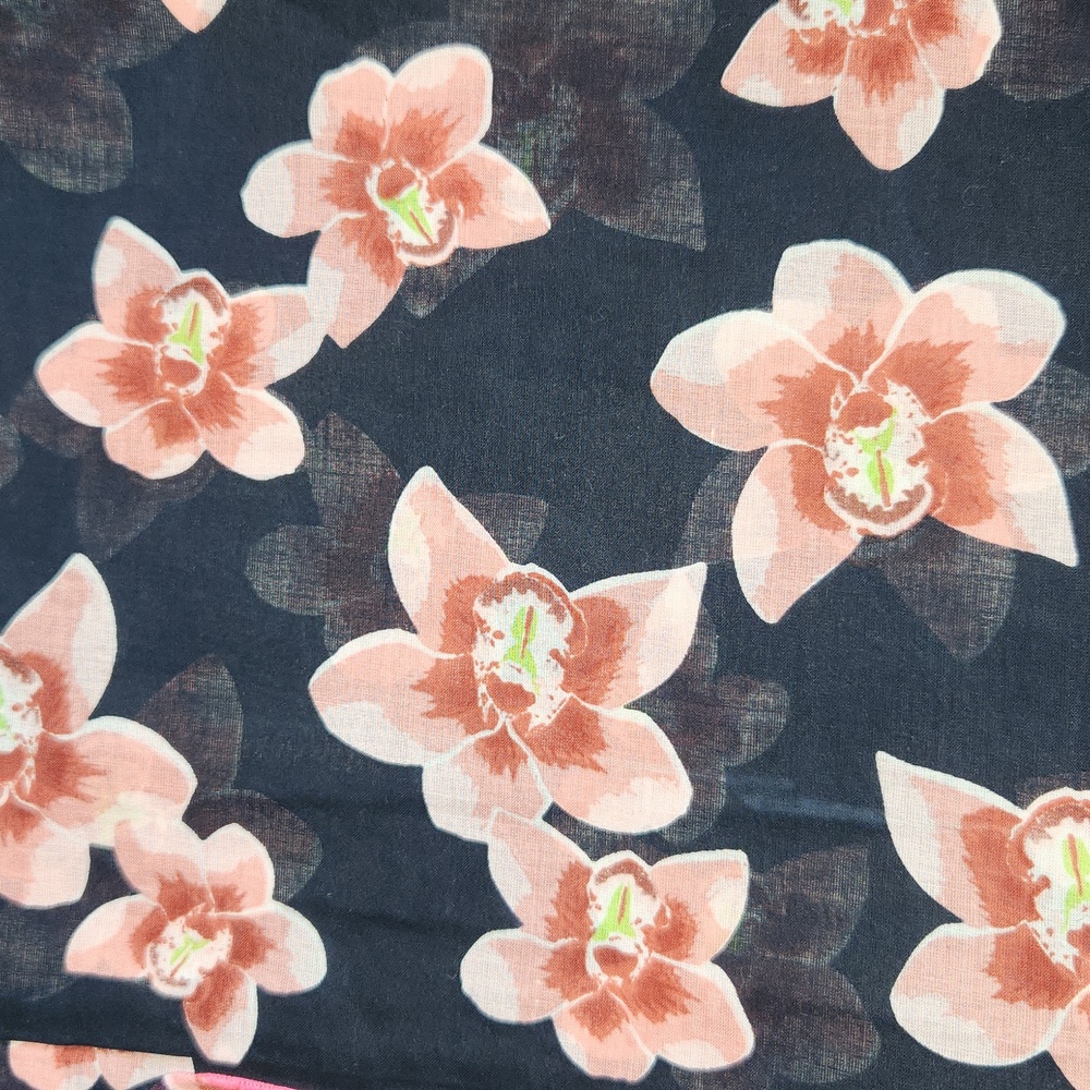 New acacia swimwear isle kuau pareo sarong orchid print nwt tropical floral - Picture 7 of 11